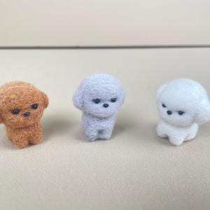 Felt Wool Puppy Finish|Gifts for Friends|Mother&#39;s Day Gifts|Dog Plush Toys|Souvenirs for Pet Lovers|Christmas Gifts