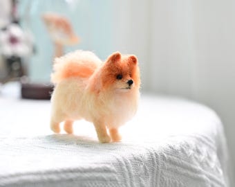 Custom Needle Felted Dog Ornament – Pet Memorial Keepsake, Wool Pet Portrait