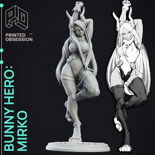 Bunny Hero Mirko | My Hero Academia | Printed Obsession