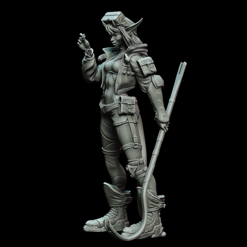 Oni Hacker | Figure | Printed Obsession - Etsy