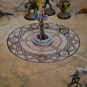 Lot de 6 marqueurs d'objectif transparents Warhammer Age of Sigmar - Pour la 4e édition et les jeux de pointe