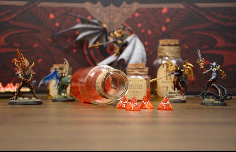 D&D Potion of Healing Large Bottle Etsy