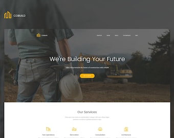 Konstruktion Mehrzweck-HTML-Landing Page || Web Templates, Landing Page, anpassbar, Website Theme, html, wordpress