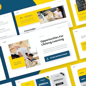 Tegami Education Google Slides Presentation Template || Google Slides, presentation, template, business, digital file, ppt