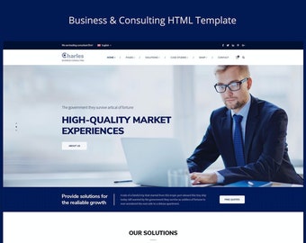 Business Consulting Multipurpose HTML Landing Page || web templates, landing page, customizable, website theme, html, wordpress
