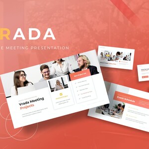 Vrada Online meeting Google Slides Presentation Template || Google Slides, presentation, template, business, digital file, ppt