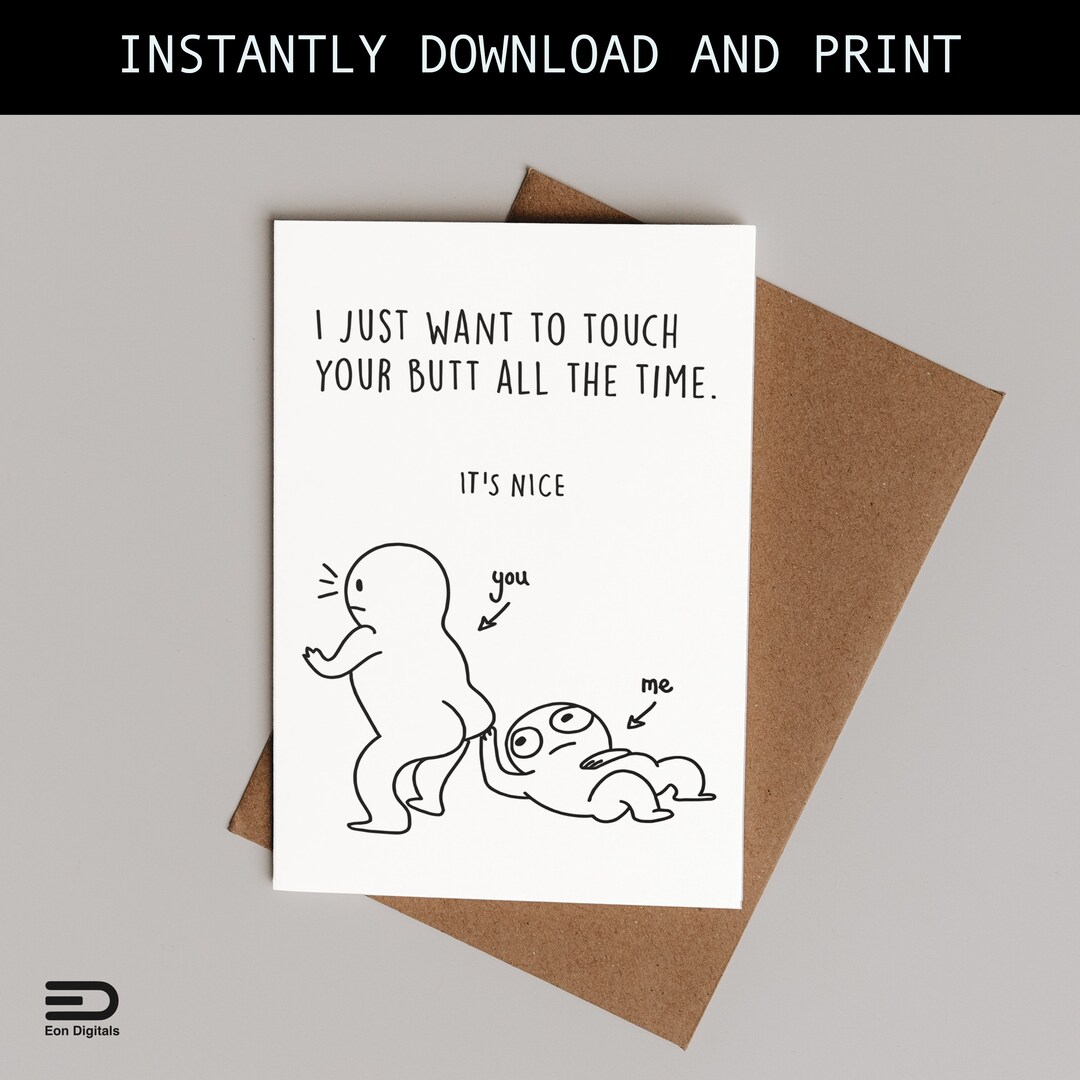 Funny Valentine Girlfriend Card | Funny Birthday Card, Digital Card ...