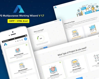 Schritte Mehrzweck-HTML-Landing Page || webtemplates, Landing Page, anpassbar, Website Theme, html, multifunktional, wordpress