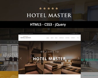 Hotel und AirBnB Mehrzweck-HTML-Landing Page || Web Templates, Landing Page, anpassbar, Website Theme, html, wordpress