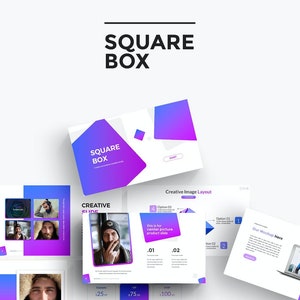 SquareBox Keynote Presentation Template || keynote, presentation, template, multipurpose, power point, business, digital file, ppt