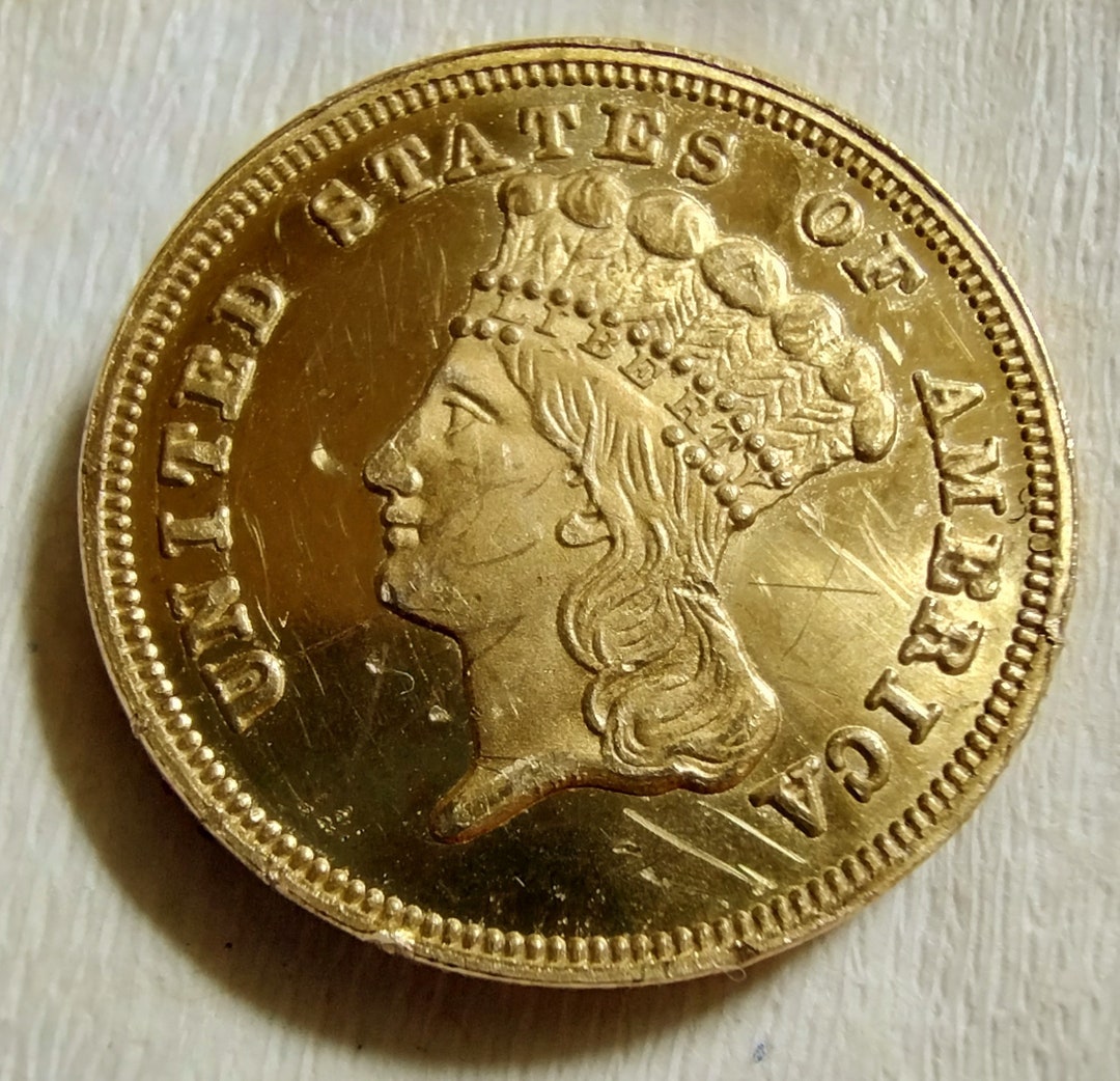 US 3 Dollar Gold Coin Etsy us-3-dollar-gold-coin-etsy