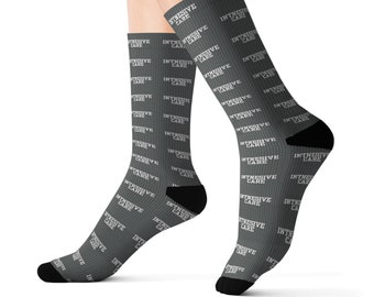 ICU Nurse Socks: Sublimated Intensive Care Print