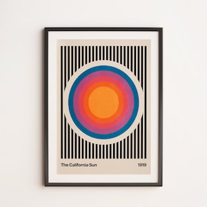 Candy Joyride | Retro Colorful Mid Century Abstract Geometric