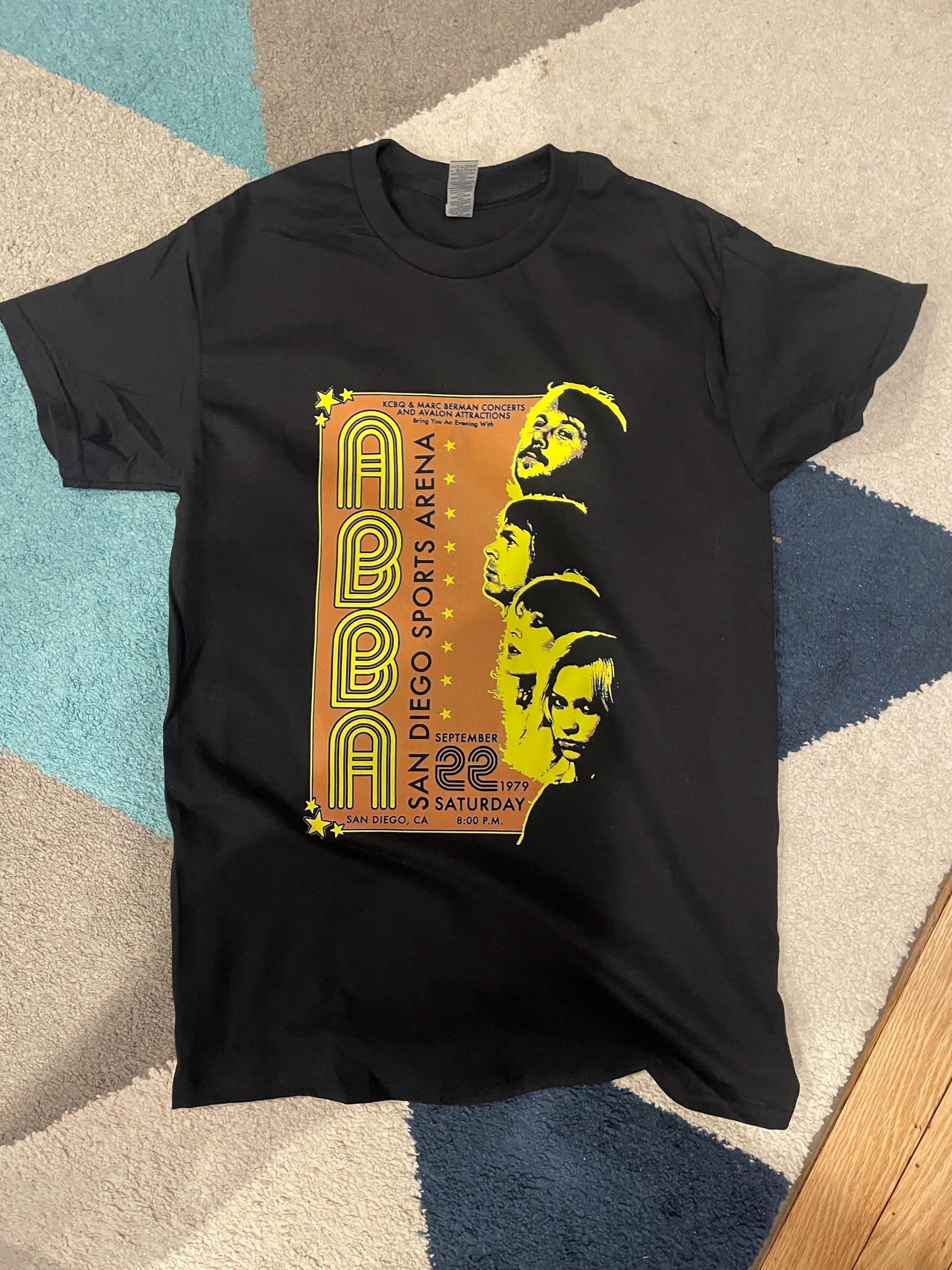 Old Abba T-shirt 激レア アバ80s 日本製Tシャツ L