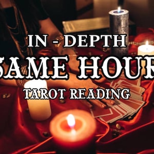 SAME HOUR Authentic Tarot Reading | Urgent Psychic Reading | Real Answers, Fast Delivery | Love | Career | Guidance | Advice