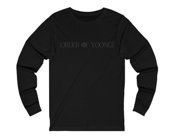 Orden de Yoongi - Minimalista - Camiseta de manga larga Jersey