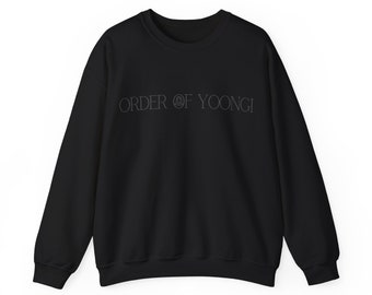 Orden de Yoongi- ENVÍO EURO/UK - Sudadera minimalista Crewneck