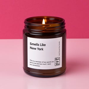 Smells Like New York Soy Candle | New York Candle, Decoration Gift, Moving to New York, New York Gift
