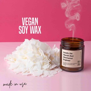 Smells Like World's Best Mechanical Engineer Soy Candle Mechanical Engineer Gift, Gift for Mechanical Engineer, Future Mechanical Engineer image 2