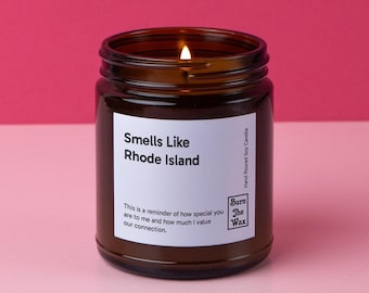 Smells Like Rhode Island Soy Candle | Rhode Island Candle, Decoration Gift, Moving to Rhode Island, Rhode Island Gift