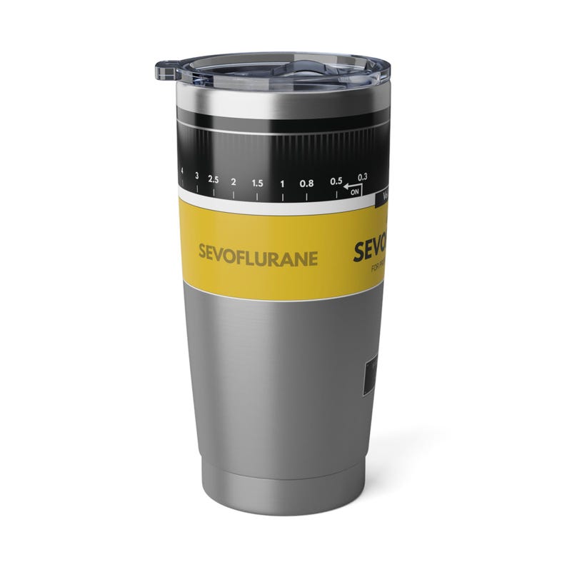 Vaso térmico personalizado de sevoflurano, regalo para CRNA, regalo para anestesiólogo, regalo para médico anestesista, vaso de viaje de 20 oz para enfermera anestesista. imagen 6