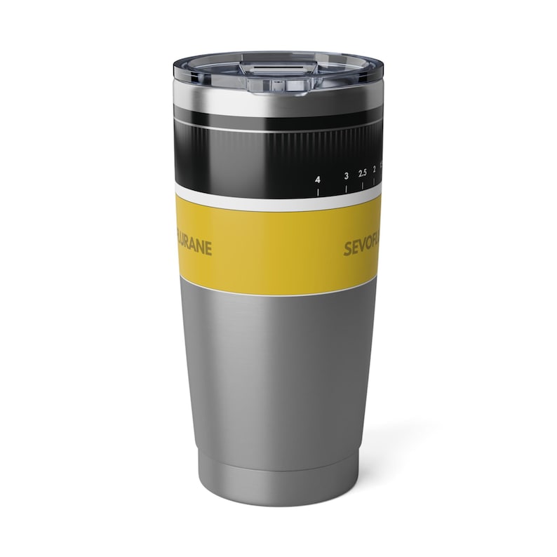 Vaso térmico personalizado de sevoflurano, regalo para CRNA, regalo para anestesiólogo, regalo para médico anestesista, vaso de viaje de 20 oz para enfermera anestesista. imagen 5
