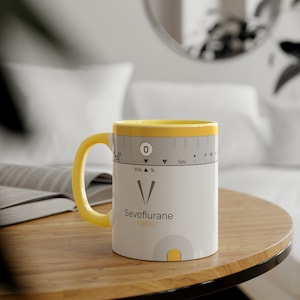 Sevoflurane Mug Anesthesia Funny For Anaesthesiologist Gift CRNA Nurse Anesthetist Hospital Coffee Mug. Medical OR Doctor Work Colored Mug