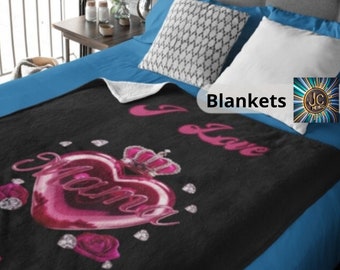 Hug her with Love! Discover Our Blanket for Mom Guaranteed Comfort and Style gift for mothers day
