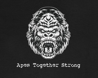 Apes Together Strong Crypto HODL Bitcoin To the Moon Bull Market Stonks Wall Street Investing Trader's Tee