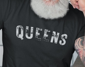 NYC Series Queens New York Born Here I Love NY Unisex Jersey Short Sleeve Tee