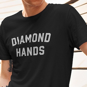 Diamond Hands Crypto Bitcoin HODL Investing Trader's Tee