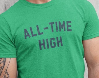 All-Time High Stock Crypto Wall Street HODL To the Moon Financial Investing Trader's Tee