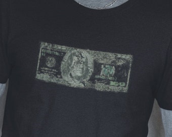 100 Dollar Bill Vintage Finance Accounting Investing Ben Franklin Money Art Trader's Tee