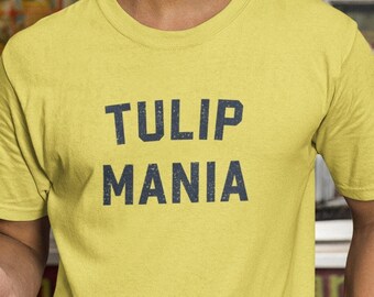 Tulip Mania Crypto Bitcoin HODL To the Moon Bull Stock Market Investing Trader's Tee