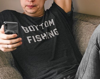 Bottom Fishing Stock Market Wall Street Crypto Bitcoin HODL To the Moon Investing Trader's Tee