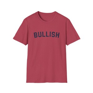 Bullish Financial Stock Market Bull To the Moon Investing Trader's Tee Heather Cardinal
