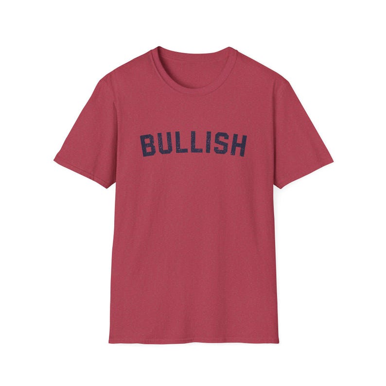 Bullish Financial Stock Market Bull To the Moon Investing Trader's Tee Heather Cardinal