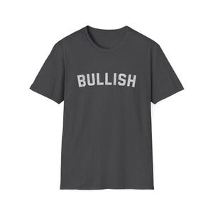Bullish Financial Stock Market Bull To the Moon Investing Trader's Tee Dark Heather