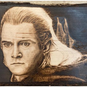 8.5 x 11in print of Legolas