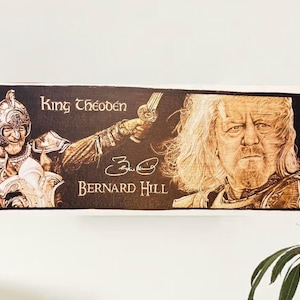 Impresión en lienzo de primera calidad (12 x 36 pulgadas) de Théoden, realizada como pieza conmemorativa cuando falleció Bernard Hill.