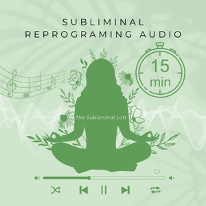 Subliminal Audio | 15 Min Custom Subliminal Audio | Subliminal Booster | Affirmations | FAST Working Subliminals | Reprogram your Mind | MP3