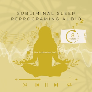 Sleep Subliminal Audio | 8 Hour Subliminal | Subconscious Reprogramming | 528HZ Frequency | Hypnotherapy Audio | Sleep Affirmations |
