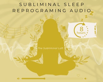 Sleep Subliminal Audio | 8 Hour Subliminal | Subconscious Reprogramming | 528HZ Frequency | Hypnotherapy Audio | Sleep Affirmations |