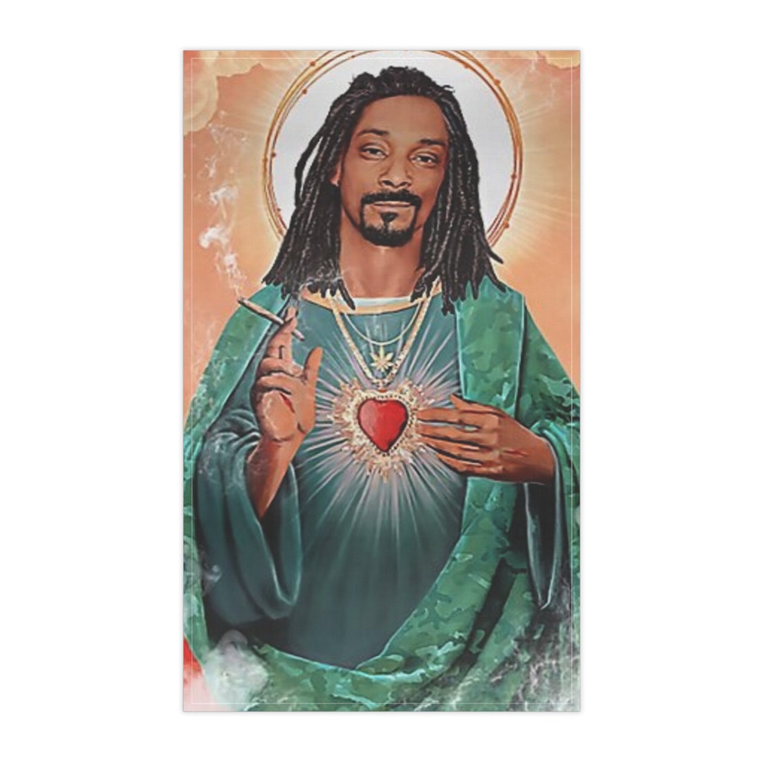 Snoop Jesus Gag Gift Novelty Kitchen Towel Etsy