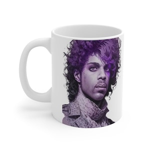 Prince Künstler Musiker Fan Geschenk Sammler Keramik Becher 11oz