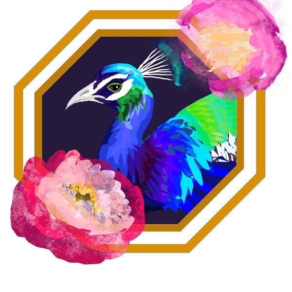 Peacock peony flowers- Regality