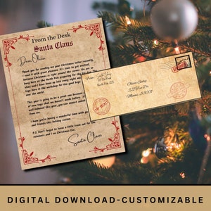 Printable Letter From Santa With Free Printable Letter to Santa ...