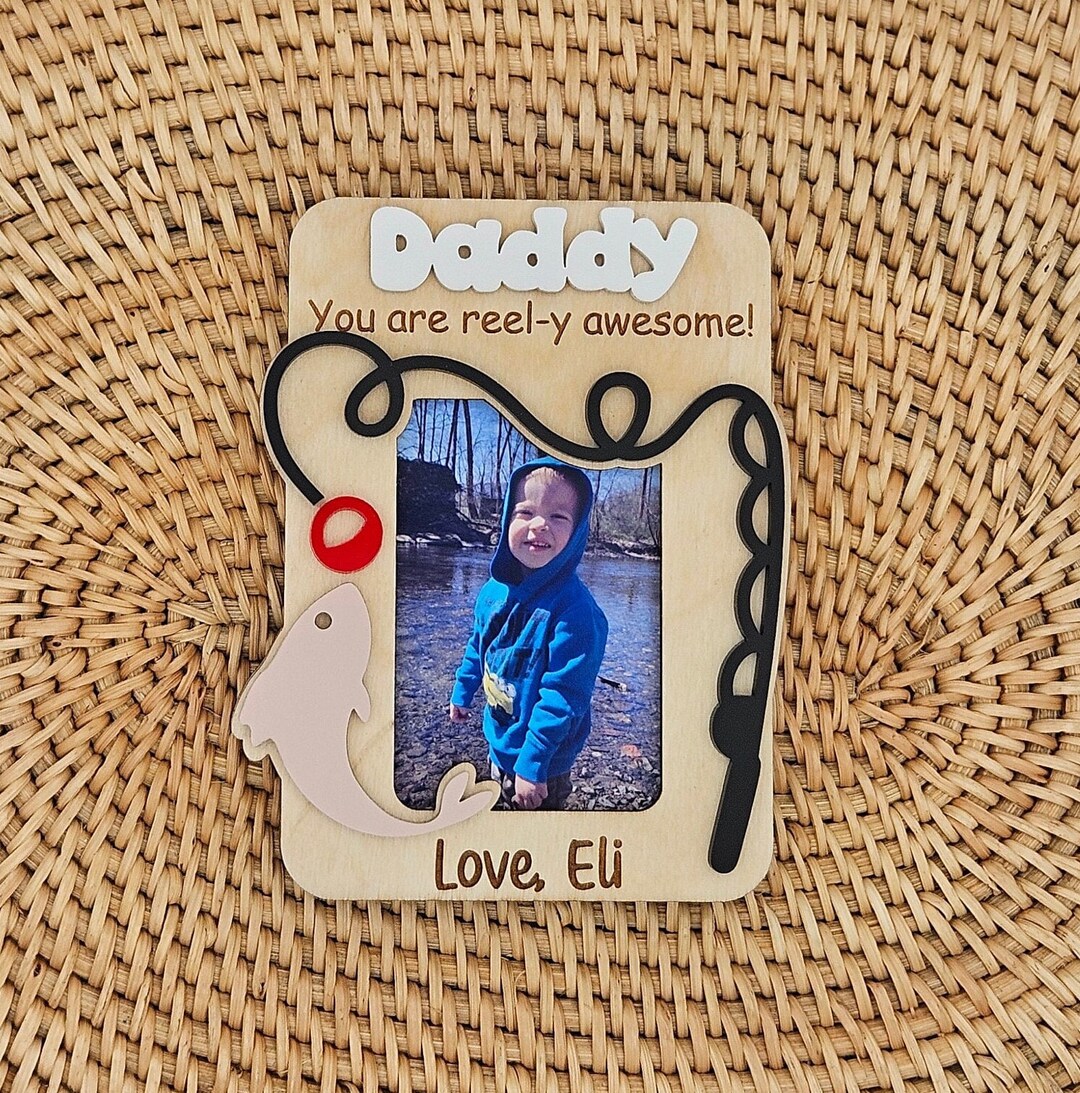 Fishing Magnet Photo Frame - Etsy