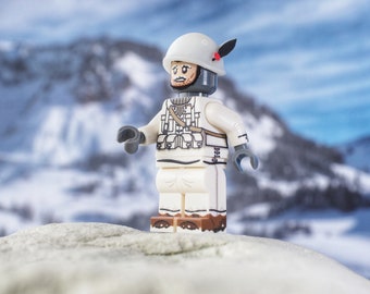 minifigure ww2 custom lego® Monte Cervino Battalion east front 1942 Infantry legoww2 block moc skier alpino mountain warfare alpine troops
