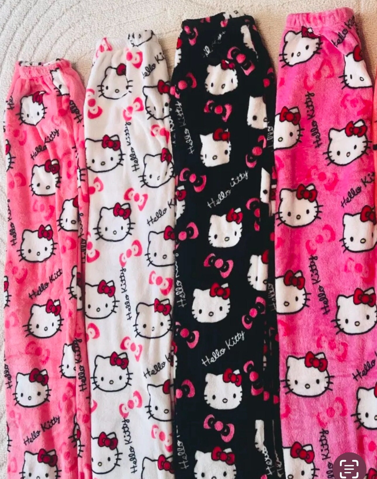 Halloween Sanrio Hello Kitty Pajama Pants Women's Trendy Autumn